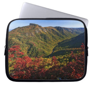 Herfstbeeld van Linville Gorge vaak genoemd de Laptop Sleeve
