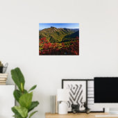 Herfstbeeld van Linville Gorge vaak genoemd de Poster (Thuiskantoor)
