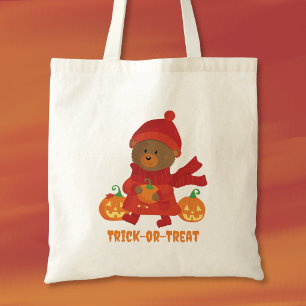 Herfstbeer Halloween Trick-or-Treat-tas Tote Bag
