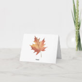 Herfstbeer met pompoen - dank je bedankkaart (Achterkant)