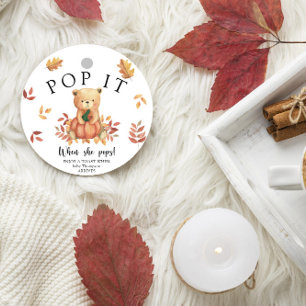 Herfstbeer met pompoen - Pop het! Bedankjes Labels