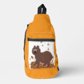 Herfstbeer Sling Bag (Voorkant)