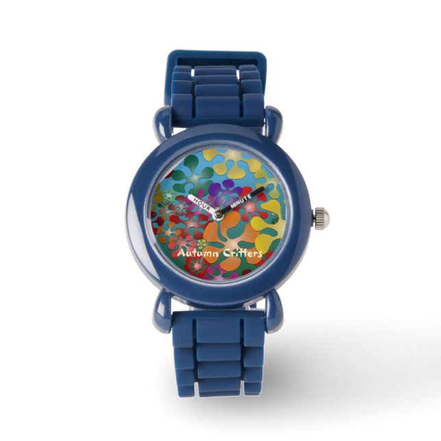 Herfstbeestjes Horloge (Voorkant)