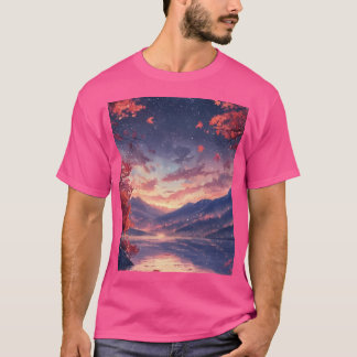Herfstbergen en het meer t-shirt