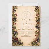 Herfstbes Botanische Trouw Save The Date (Voorkant)