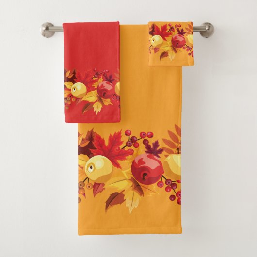 Herfstbessen Badhanddoekenset Bad Handdoek (Insitu)