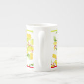 Herfstbessen op een Bone China-Mok Porselein Kop (Achterkant)