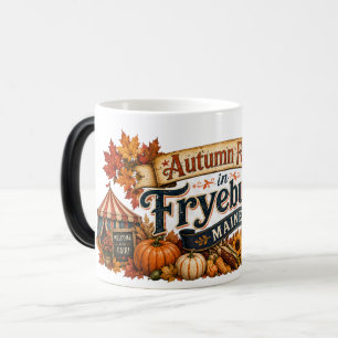 Herfstbeurs in Fryeburg Maine Kleur Magische Mok