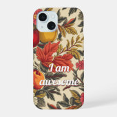 Herfstbevestiging Bliss iPhone 15 Case (Achterkant)