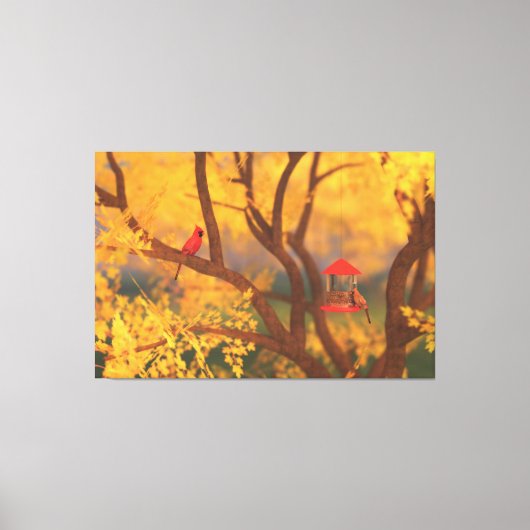 Herfstbewaker Canvasprint Canvas Afdruk (Voorkant)
