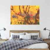 Herfstbewaker Canvasprint Canvas Afdruk (Insitu (Slaapkamer))
