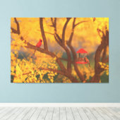 Herfstbewaker Canvasprint Canvas Afdruk (Insitu (Houten vloer))