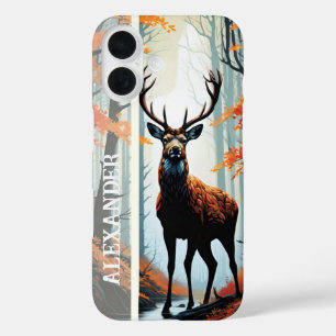 Herfstbewaker van het bos iPhone 16 hoesje