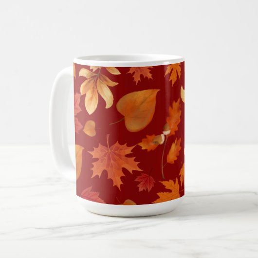 Herfstblaadjes Autumn Bliss Koffiemok (Voorkant links)