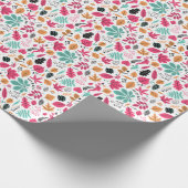 Herfstblad Abstract naadloos patroon Cadeaupapier (Hoek)