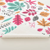 Herfstblad Abstract naadloos patroon Sherpa Deken (3/4)