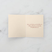 Herfstblad Bedankt Opmerking Kaart (Binnen)