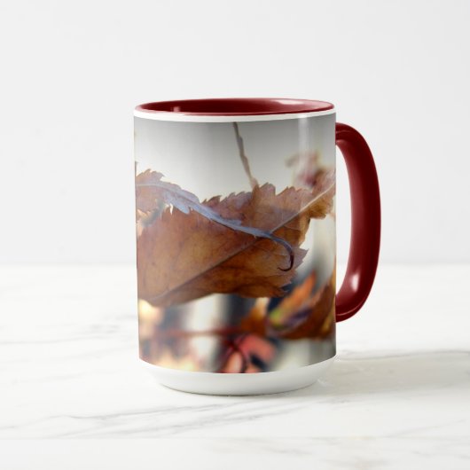 Herfstblad Beker Mok (Voorkant rechts)