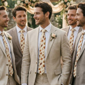 Herfstblad Bruiloft Stropdas