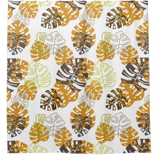 herfstblad douchegordijn (Voorkant)