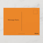 Herfstblad fijne Thanksgiving groet Briefkaart (Achterkant)