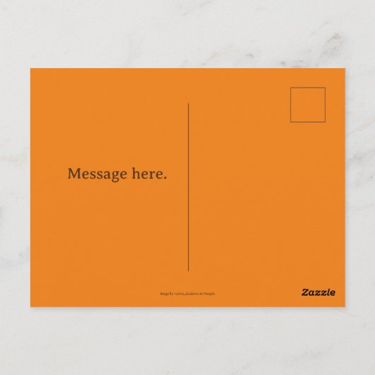 Herfstblad fijne Thanksgiving groet Briefkaart (Achterkant)