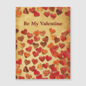 Herfstblad Harten - Valentijn (Voorkant)