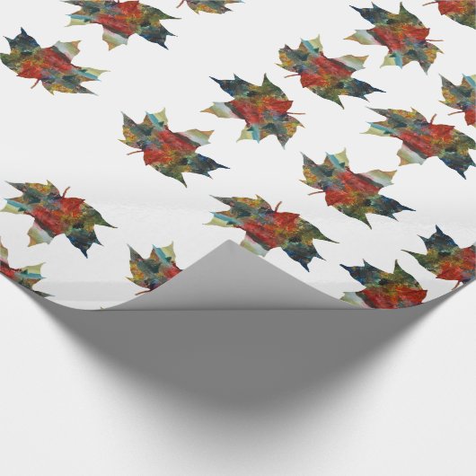 Herfstblad inpakpapier (Hoek)