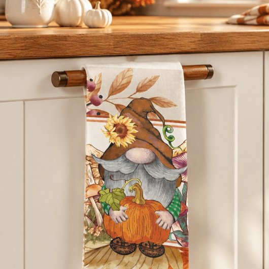 Herfstblad Kabouter Theedoek