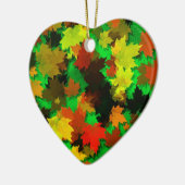 Herfstblad Keramisch Ornament (Links)