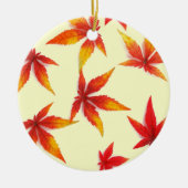 Herfstblad Keramisch Ornament (Voorkant)