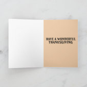 HERFSTBLAD KERSTKAART THANKSGIVING KAART (Binnen)