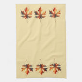 Herfstblad keukenhanddoeken (Verticaal)