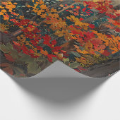 Herfstblad Kleurrijke Bossen Decoupage Cadeaupapier (Hoek)