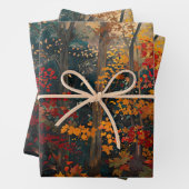 Herfstblad Kleurrijke Bossen Decoupage Inpakpapier Vel (In situ)