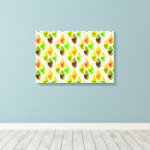 Herfstblad Kunstprint Canvas Afdruk (Insitu (Houten vloer))