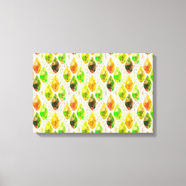 Herfstblad Kunstprint Canvas Afdruk