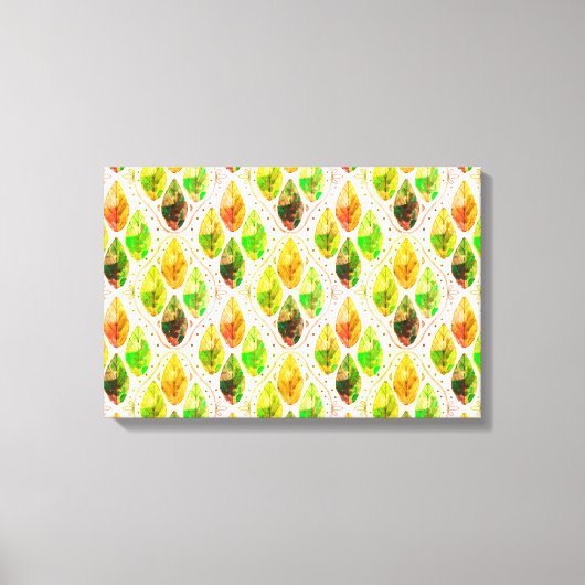 Herfstblad Kunstprint Canvas Afdruk (Voorkant)