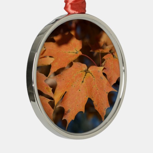 Herfstblad Metalen Ornament (Rechts)