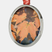 Herfstblad Metalen Ornament (Links)