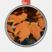 Herfstblad Metalen Ornament (Voorkant)