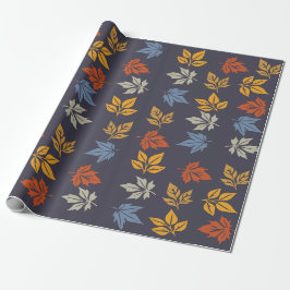 Herfstblad Patroon Cadeaupapier