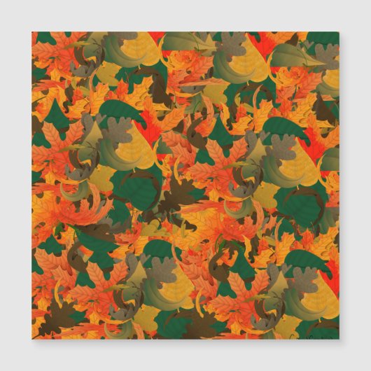 Herfstblad Patroon voor de Herfst (Voorkant)