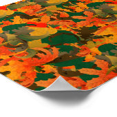 Herfstblad Patroon voor de Herfst Poster (Hoek)