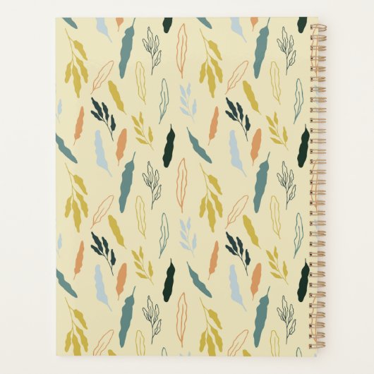 Herfstblad Planner (Achterkant)