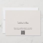 Herfstblad Rustiek Hout Flat Save The Date Kaart (Achterkant)