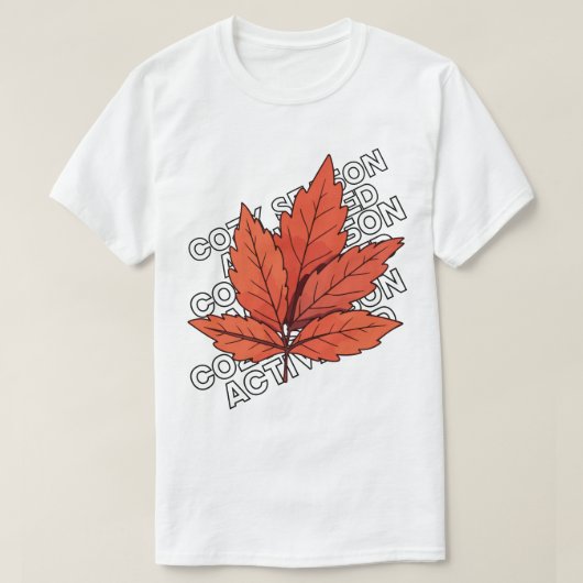 Herfstblad T-shirt – Herfst esthetisch Unisex T-sh (Design voorkant)
