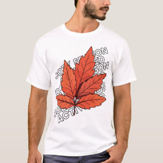 Herfstblad T-shirt – Herfst esthetisch Unisex T-sh