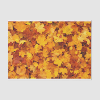 herfstblad tissuepapier