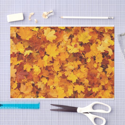 herfstblad tissuepapier (Craft)